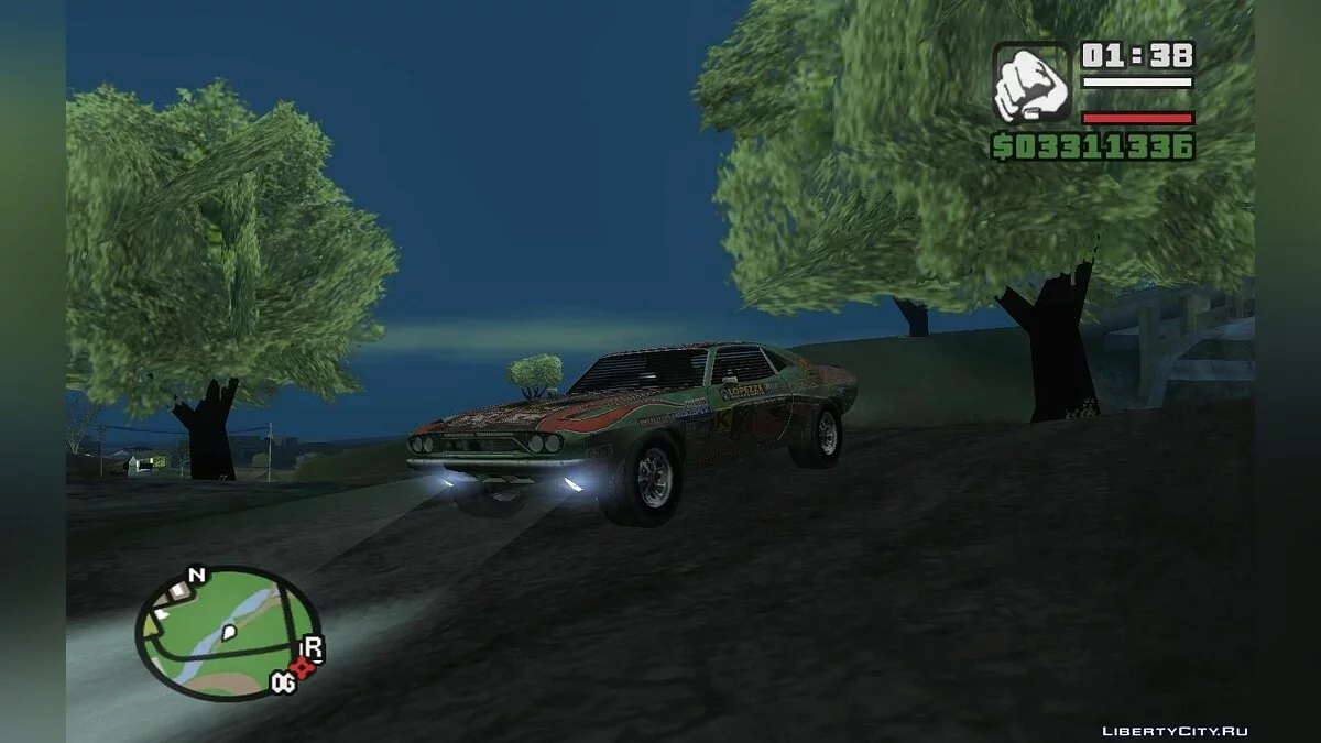 Три модели автомобилей из игры FlatOut / GTA San Andreas