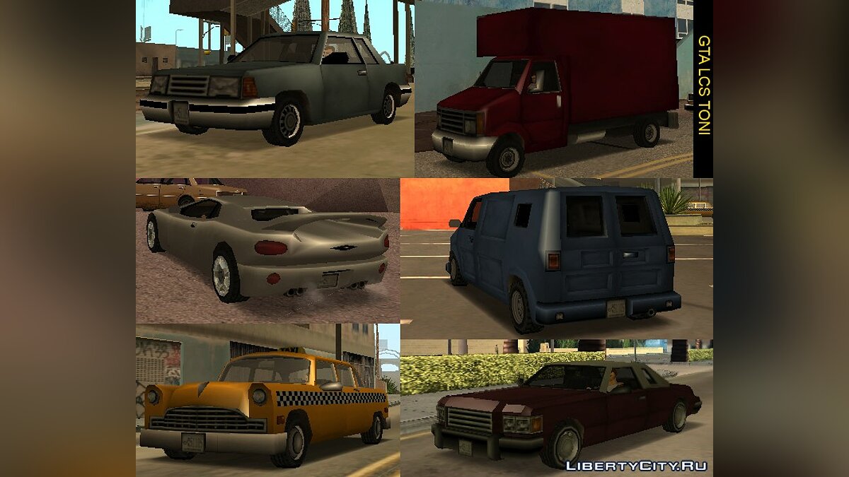 Скачать GTA3 Car Pack для GTA San Andreas