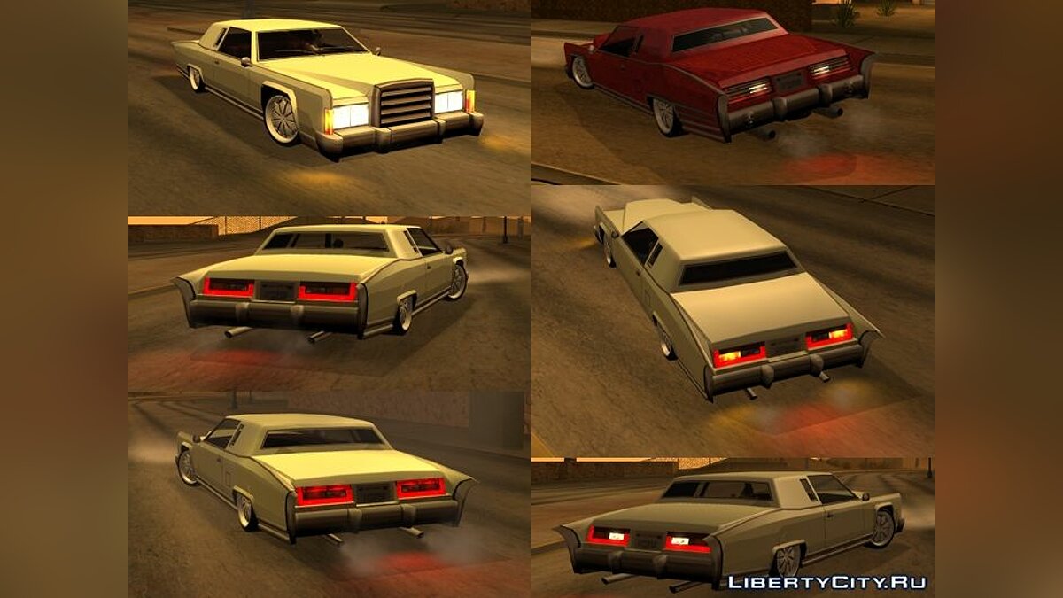 Original San Andreas vehicles adapted to ImVehFt	 для GTA San Andreas - Картинка #7