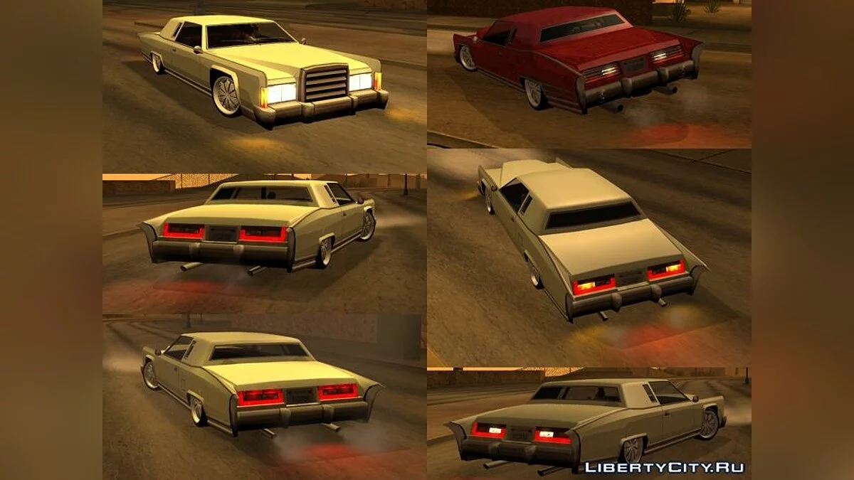 Original San Andreas vehicles adapted to ImVehFt	 / GTA San Andreas