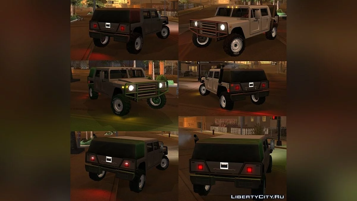 Original San Andreas vehicles adapted to ImVehFt	 / GTA San Andreas