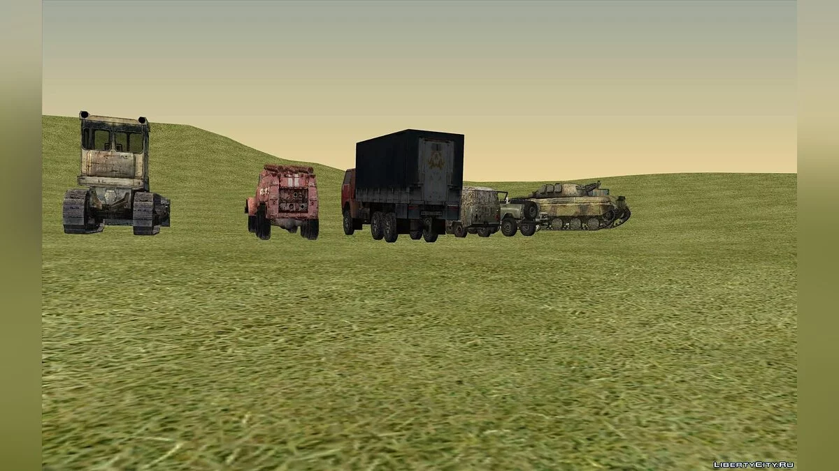 Транспорт из S.T.A.L.K.E.R. / GTA San Andreas