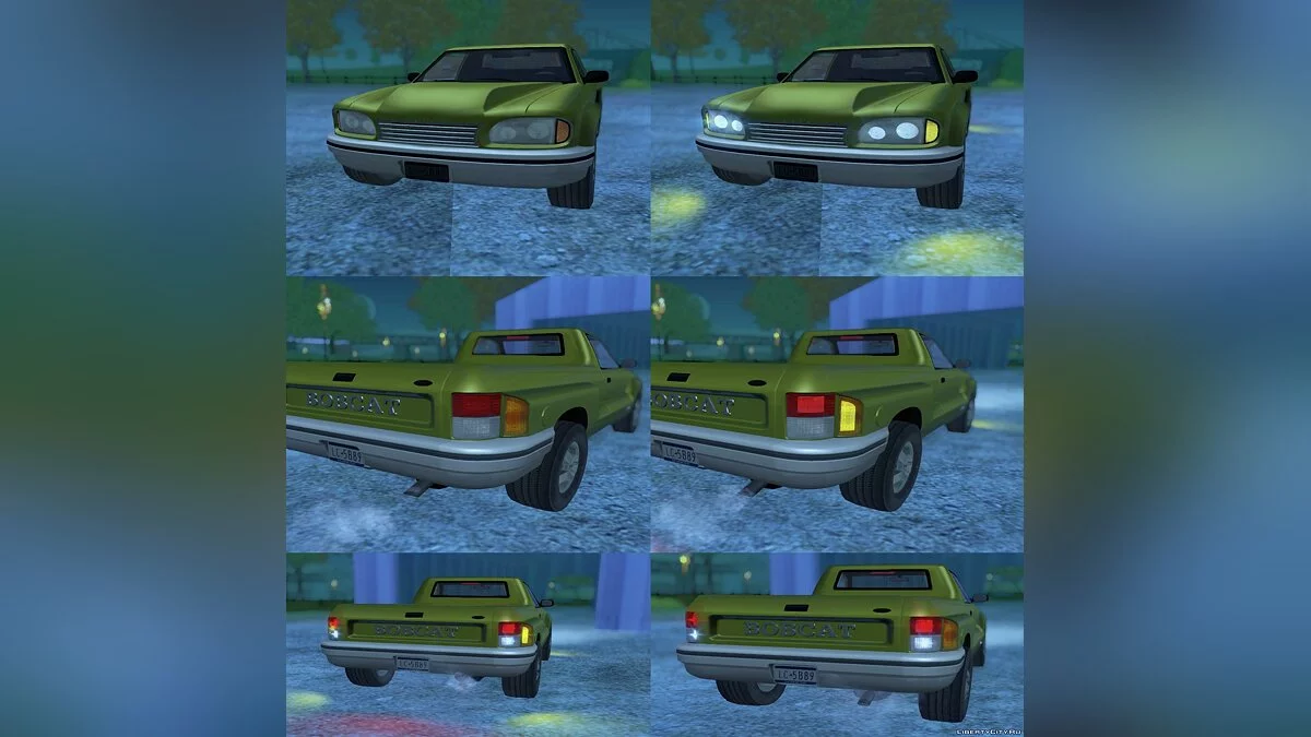 Adapted Tri-Pack (HD GTA Cars) / GTA San Andreas