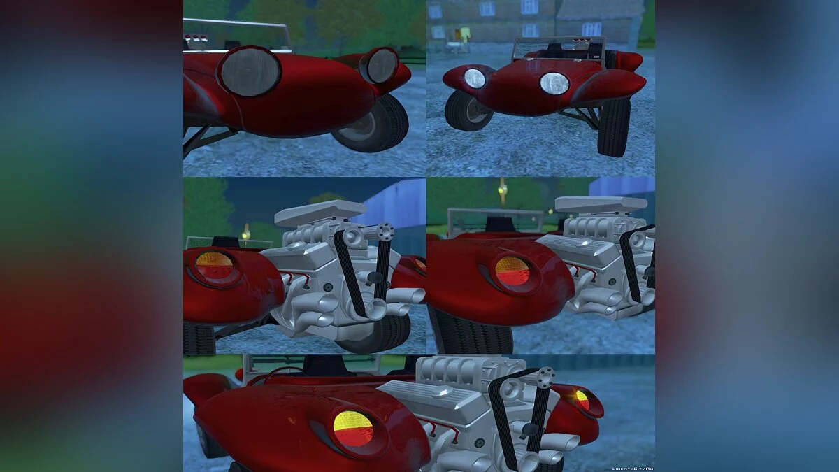 Adapted Tri-Pack (HD GTA Cars) / GTA San Andreas