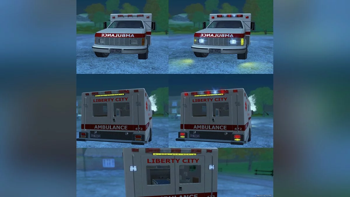 Adapted Tri-Pack (HD GTA Cars) / GTA San Andreas