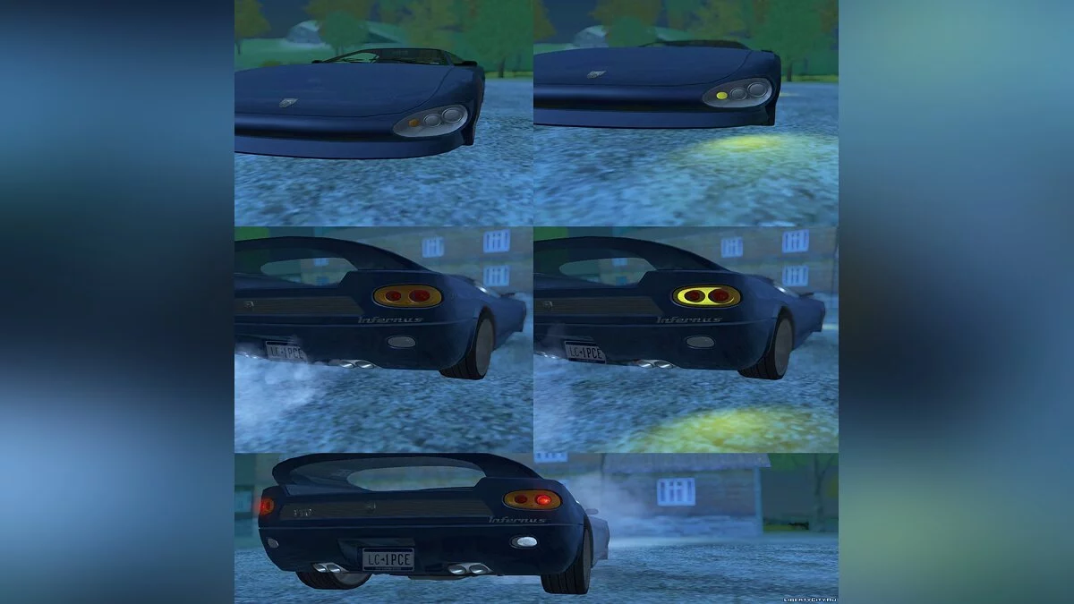 Adapted Tri-Pack (HD GTA Cars) / GTA San Andreas
