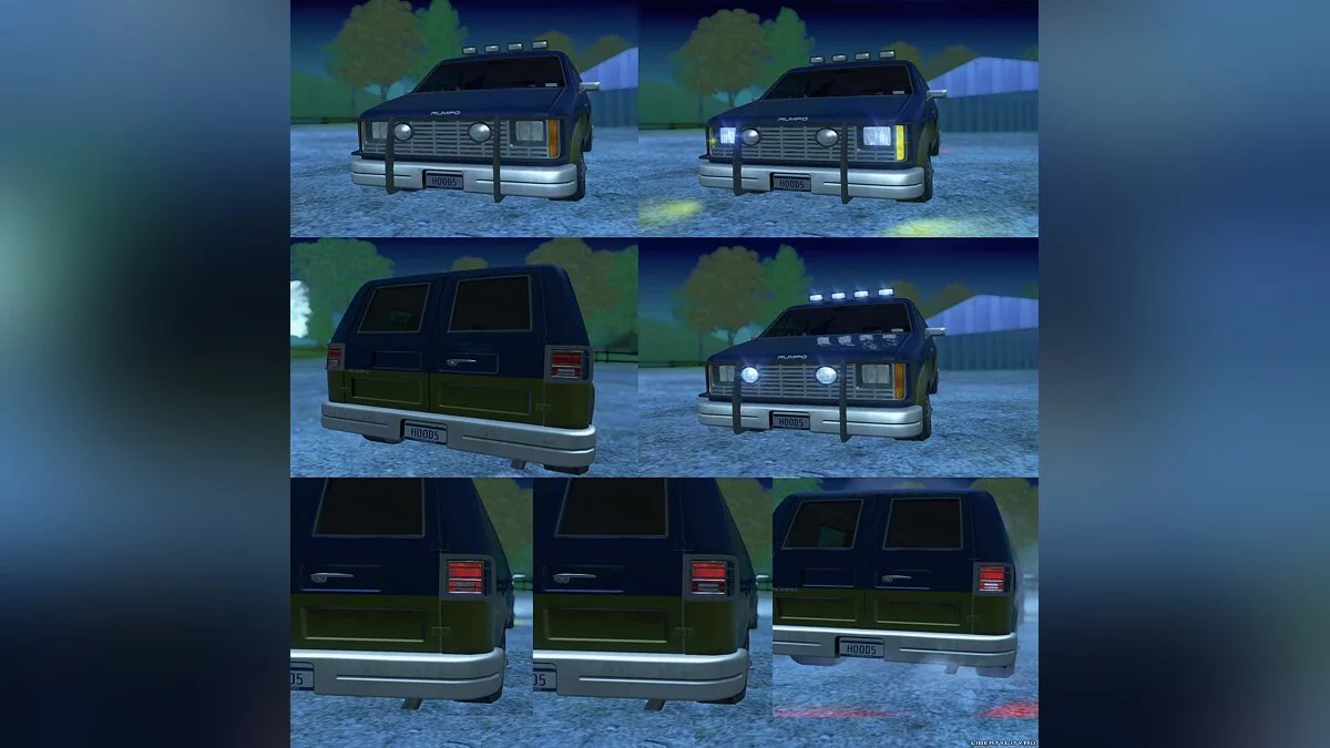 Adapted Tri-Pack (HD GTA Cars) / GTA San Andreas