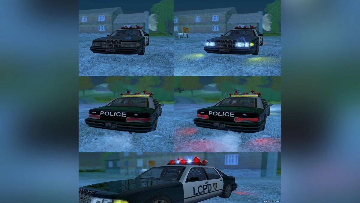 Adapted Tri-Pack (HD GTA Cars) / GTA San Andreas