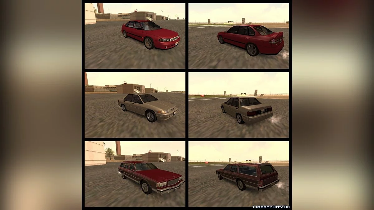 RESPECT Vehicles Pack v0.1 / GTA San Andreas