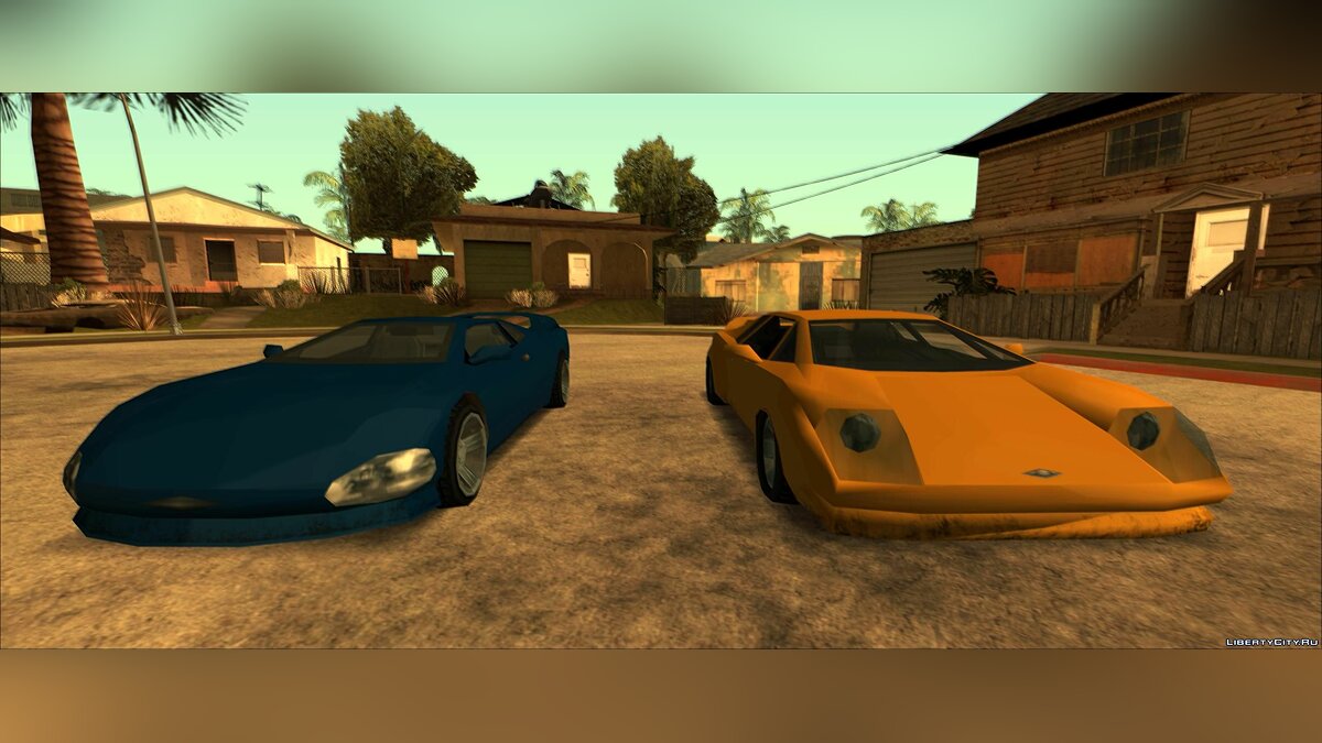 Скачать Пак машин из GTA LCS и GTA VCS (GTA LCS & VCS Cars converted to San  Andreas) для GTA San Andreas