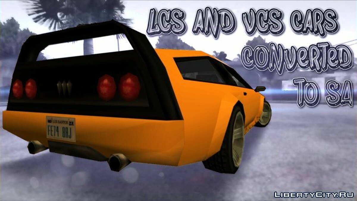 Скачать Пак машин из GTA LCS и GTA VCS (GTA LCS & VCS Cars converted to San  Andreas) для GTA San Andreas