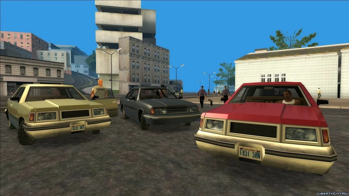 Транспорт из Вайс Сити (без замены) 1.1 / GTA San Andreas