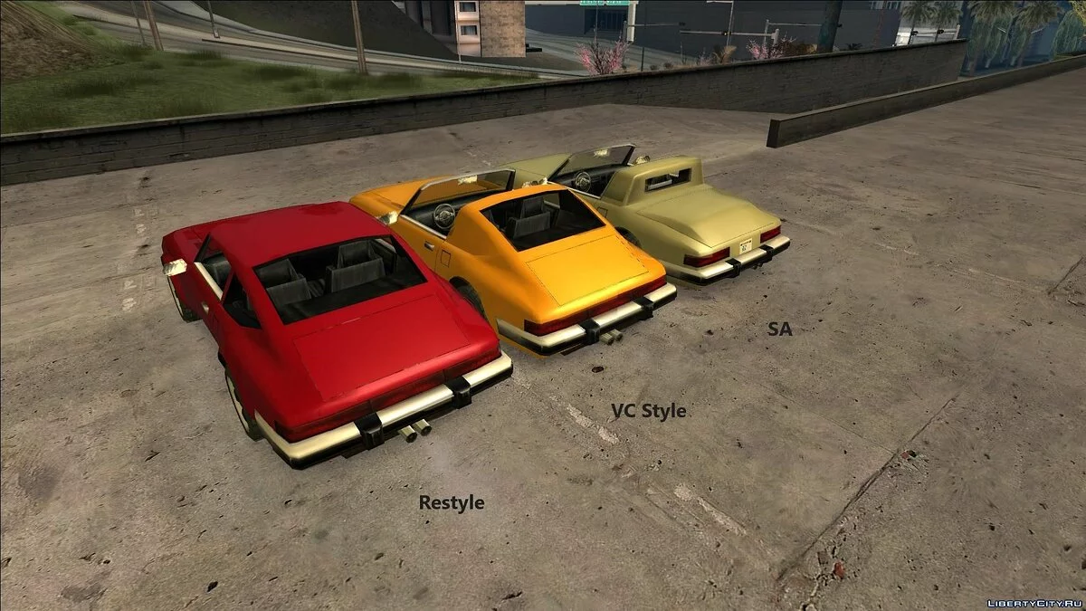 Транспорт из Вайс Сити (без замены) 1.1 / GTA San Andreas