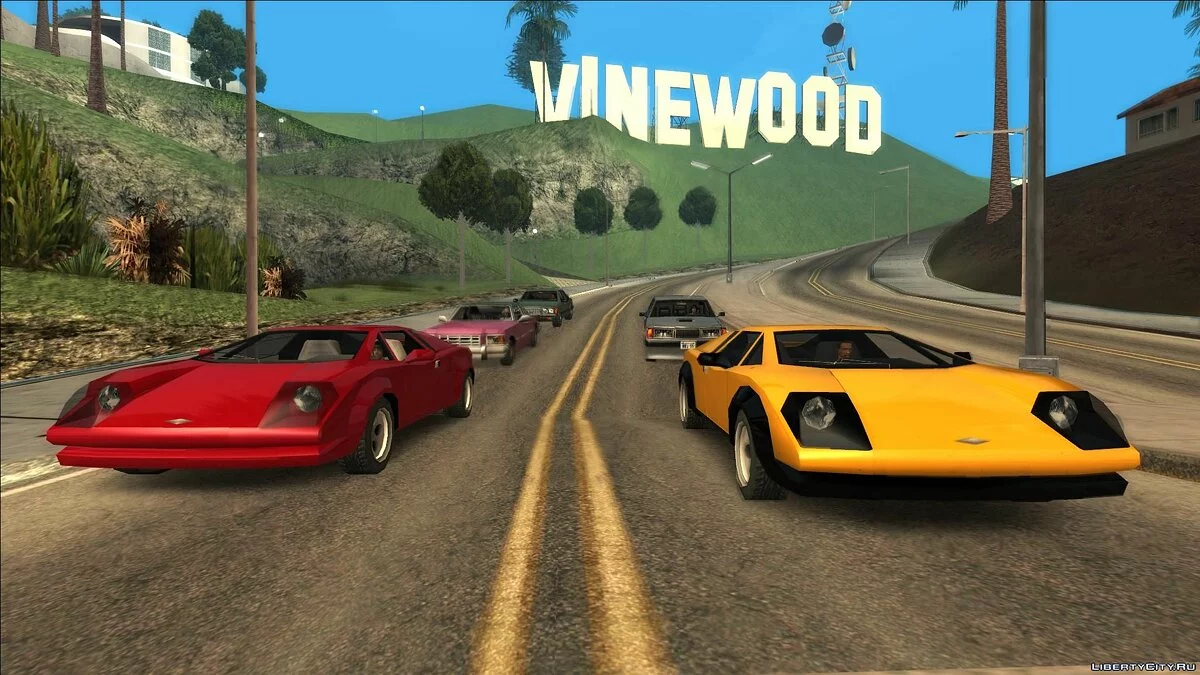 Транспорт из Вайс Сити (без замены) 1.1 / GTA San Andreas