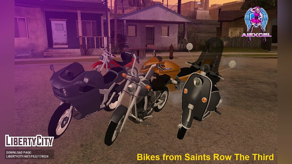 Скачать Saints Row The Third and IV Cars Pack для GTA San Andreas