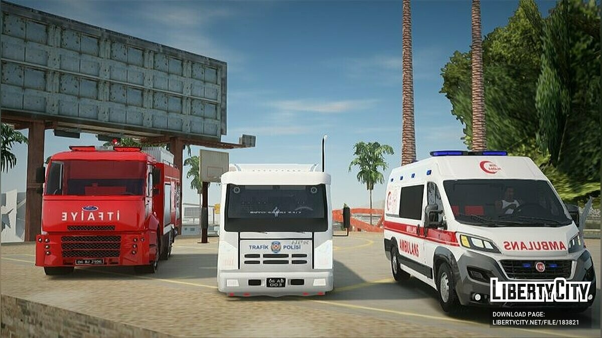 Турецкие автомобили скорой помощи для GTA San Andreas - Картинка #6