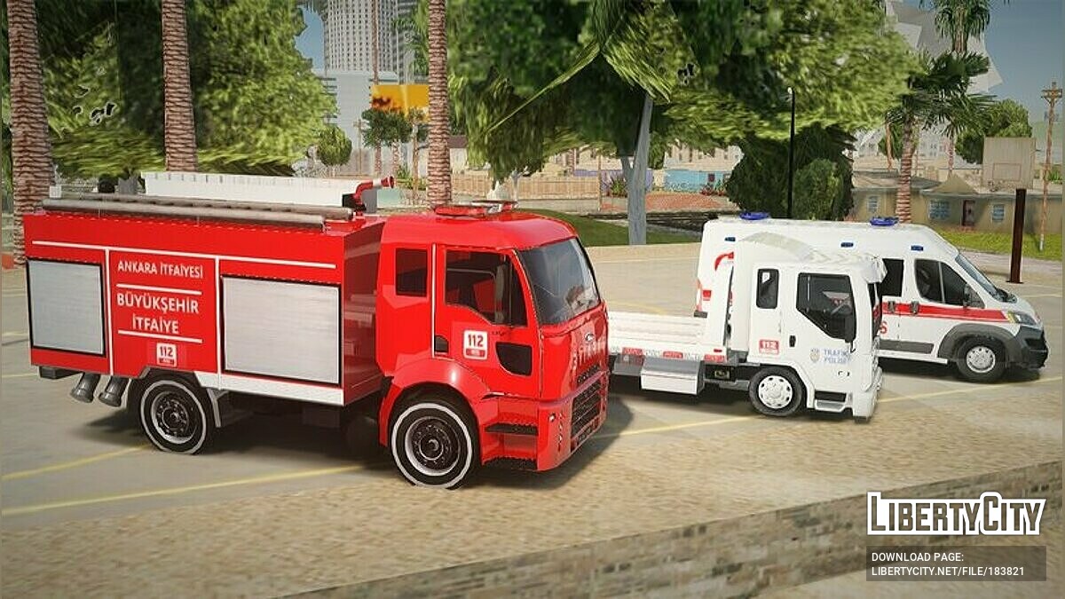 Турецкие автомобили скорой помощи для GTA San Andreas - Картинка #3