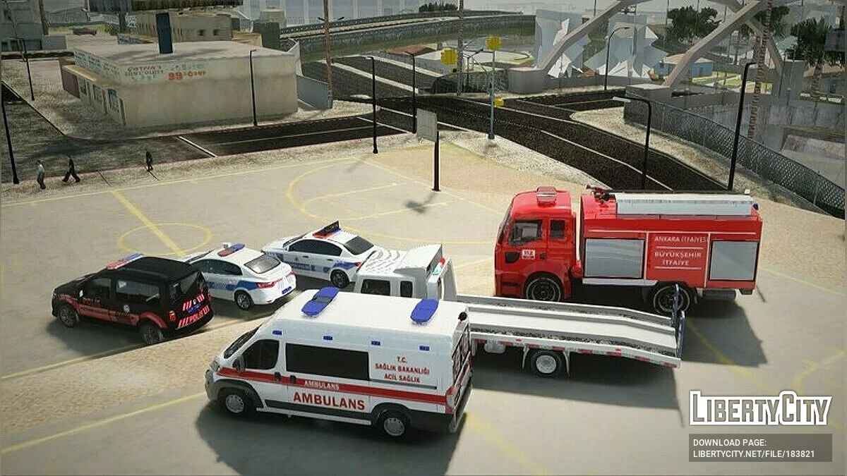 Турецкие автомобили скорой помощи / GTA San Andreas