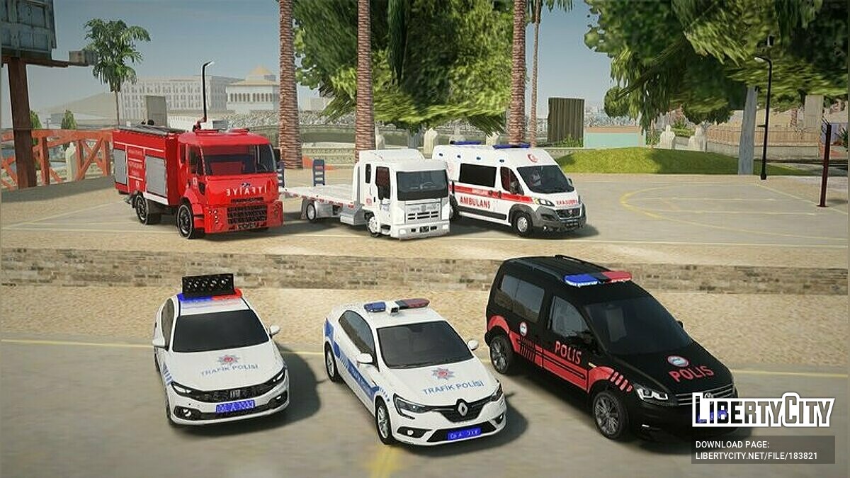 Турецкие автомобили скорой помощи для GTA San Andreas - Картинка #1