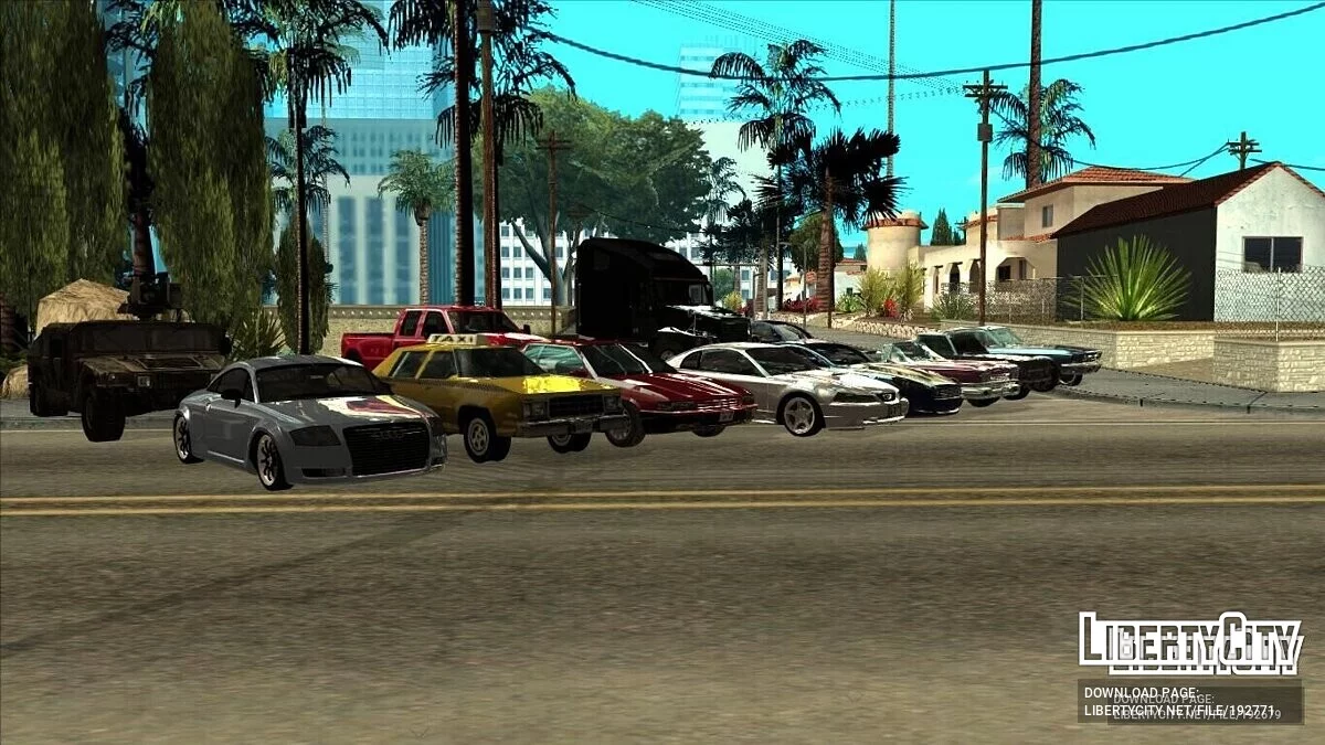 Пак машин из Midtown Madness 1 и 2 / GTA San Andreas