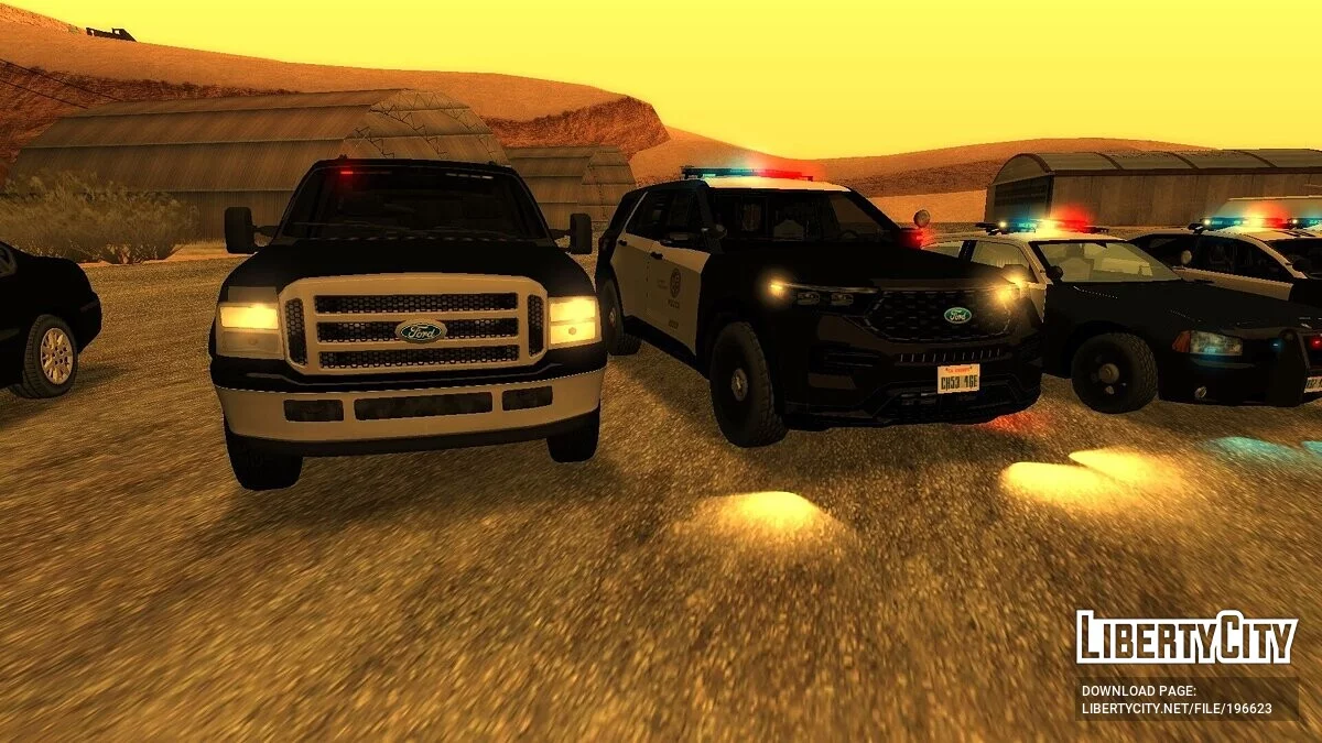 Cборник транспорта с адаптацией под Advance Vehicle Sirens / GTA San Andreas