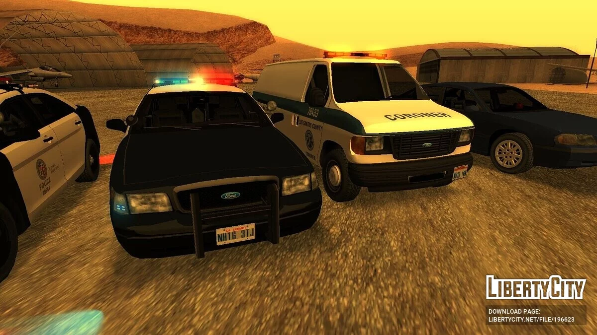 Cборник транспорта с адаптацией под Advance Vehicle Sirens / GTA San Andreas