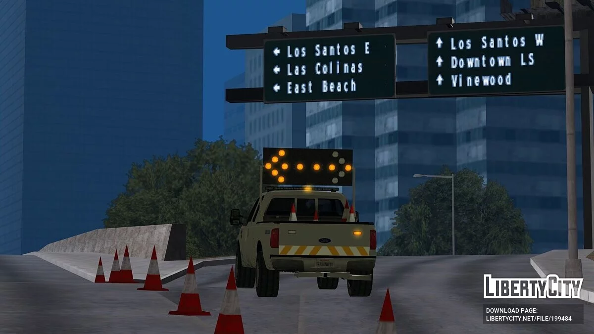 Сборник транспорта дорожных служб (+ адаптация под AVS) / GTA San Andreas