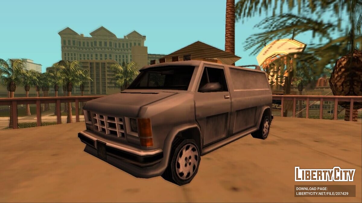 Замена машины Burrito (burrito.dff, burrito.dff) в GTA San Andreas (221  файл)