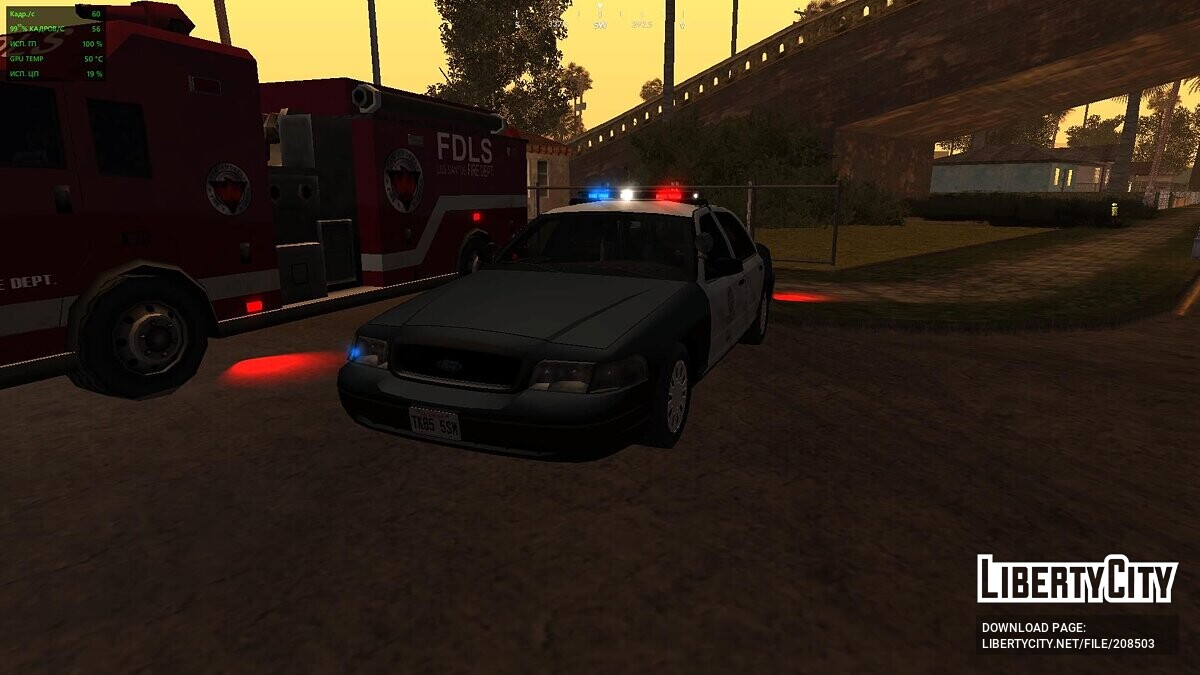 Замена машины Police (LV) (copcarvg.dff, copcarvg.dff) в GTA San Andreas  (338 файлов)