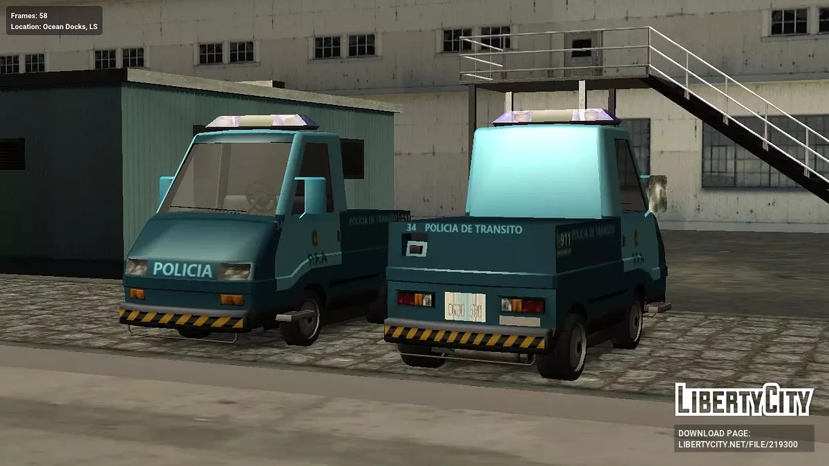 Пак Аргентинскиъ Спецслужб (SA Style Low Poly) / GTA San Andreas