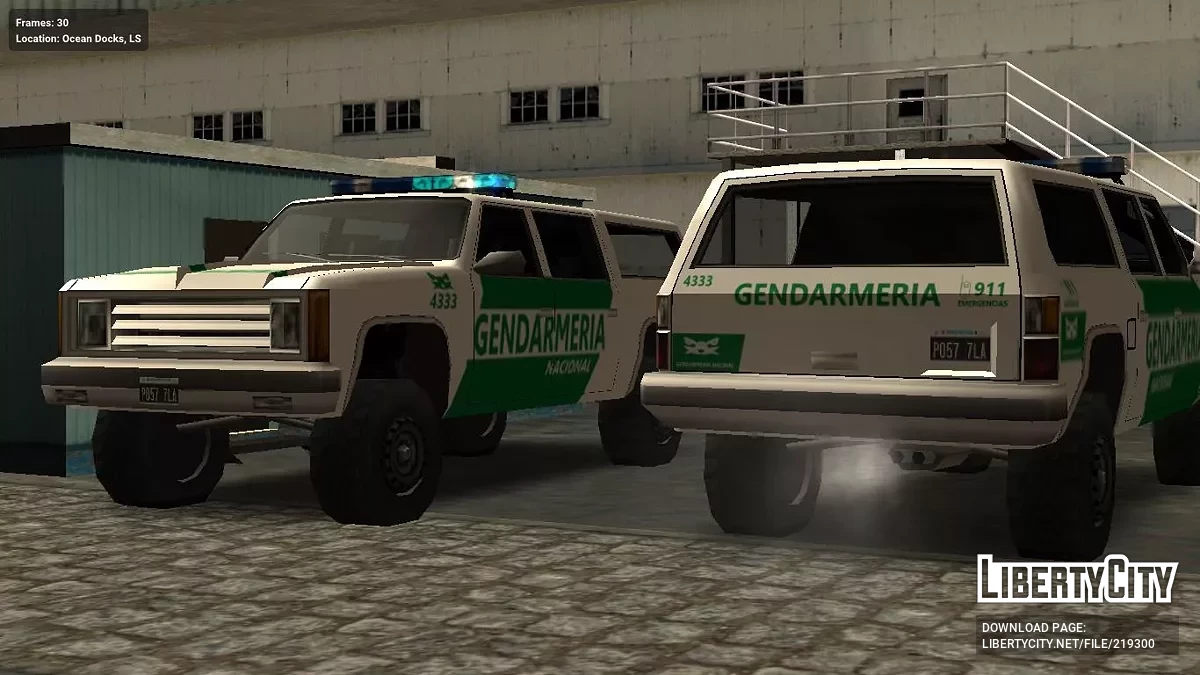 Пак Аргентинскиъ Спецслужб (SA Style Low Poly) / GTA San Andreas