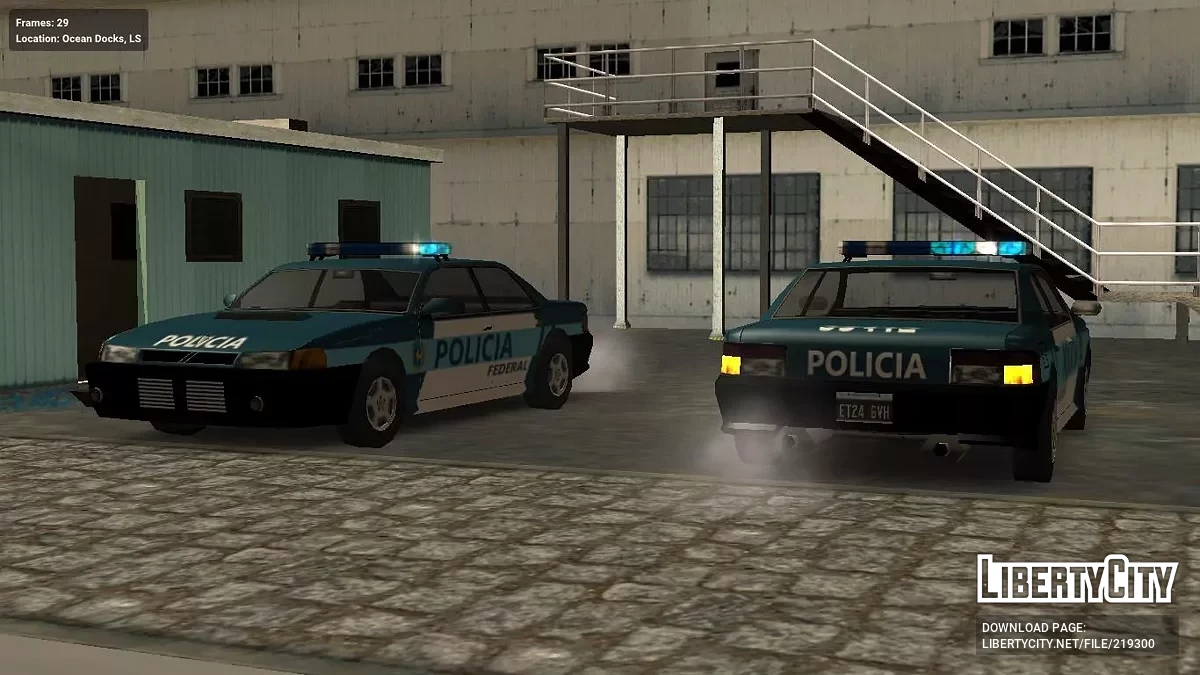 Пак Аргентинскиъ Спецслужб (SA Style Low Poly) / GTA San Andreas