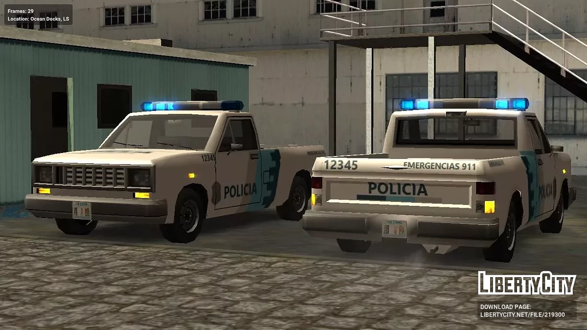 Пак Аргентинскиъ Спецслужб (SA Style Low Poly) / GTA San Andreas