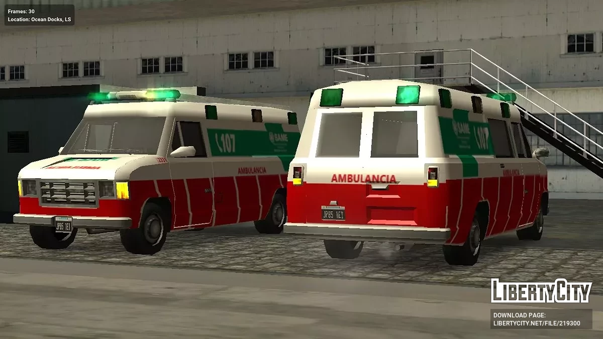Пак Аргентинскиъ Спецслужб (SA Style Low Poly) / GTA San Andreas