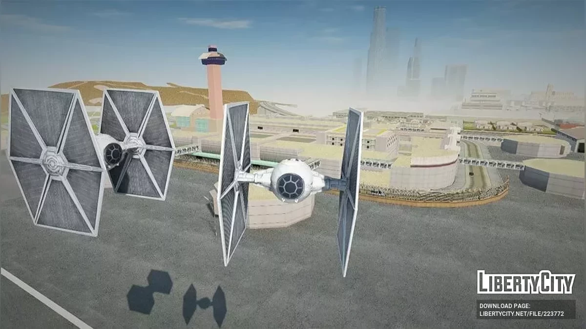 TIE Пилот, TIE Fighter и TIE Interceptor из Star Wars / GTA San Andreas