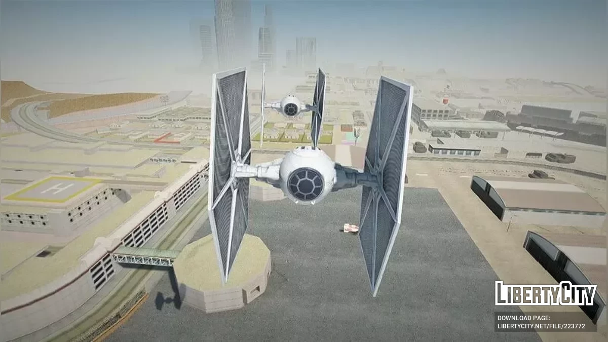 TIE Пилот, TIE Fighter и TIE Interceptor из Star Wars / GTA San Andreas