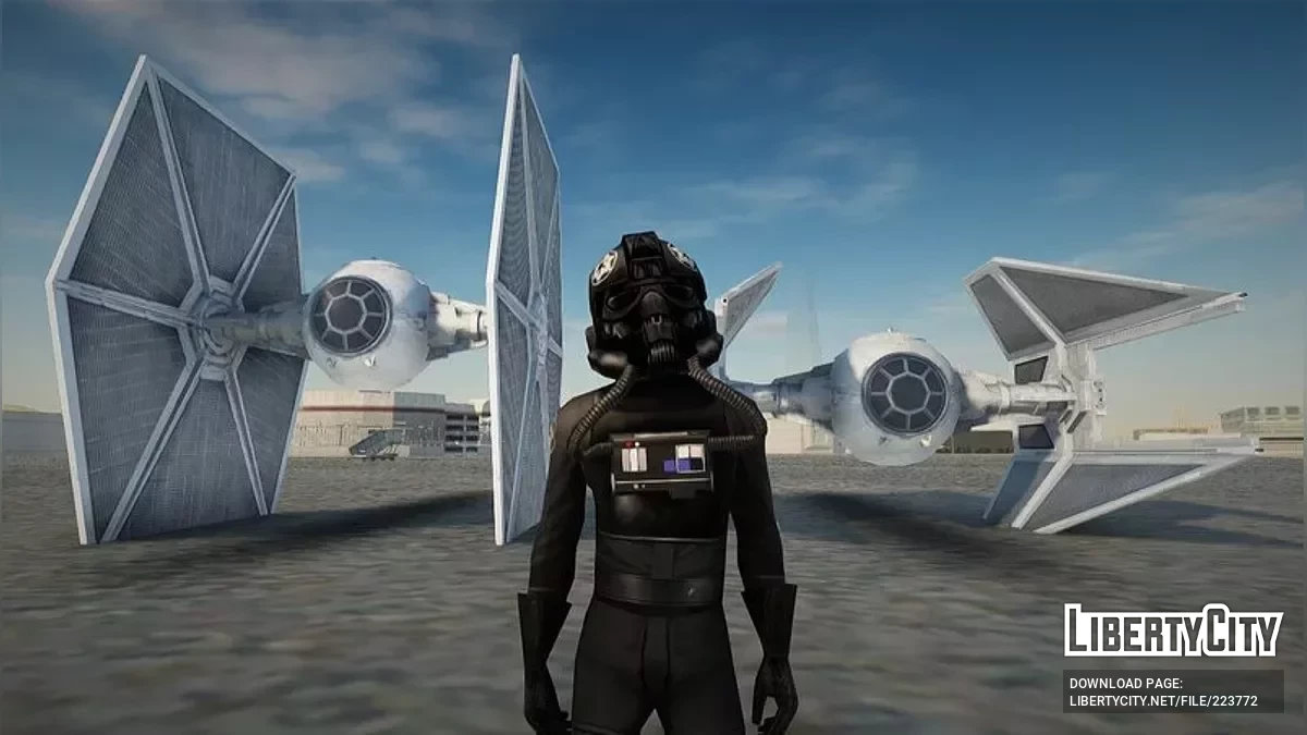 TIE Пилот, TIE Fighter и TIE Interceptor из Star Wars / GTA San Andreas