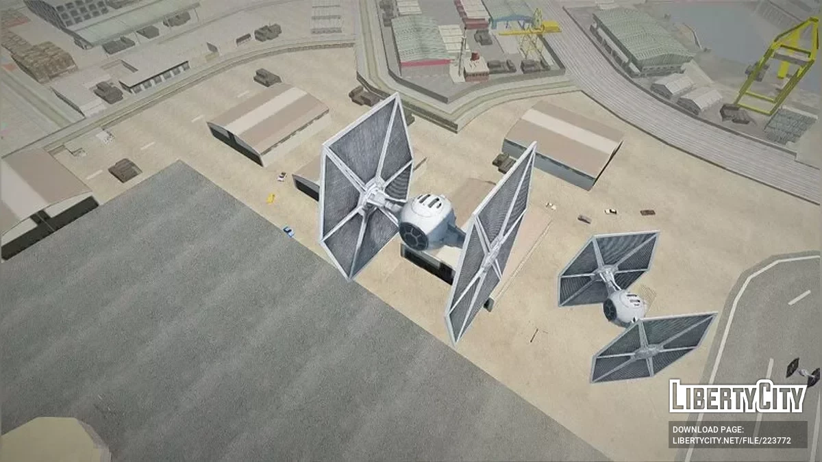 TIE Пилот, TIE Fighter и TIE Interceptor из Star Wars / GTA San Andreas