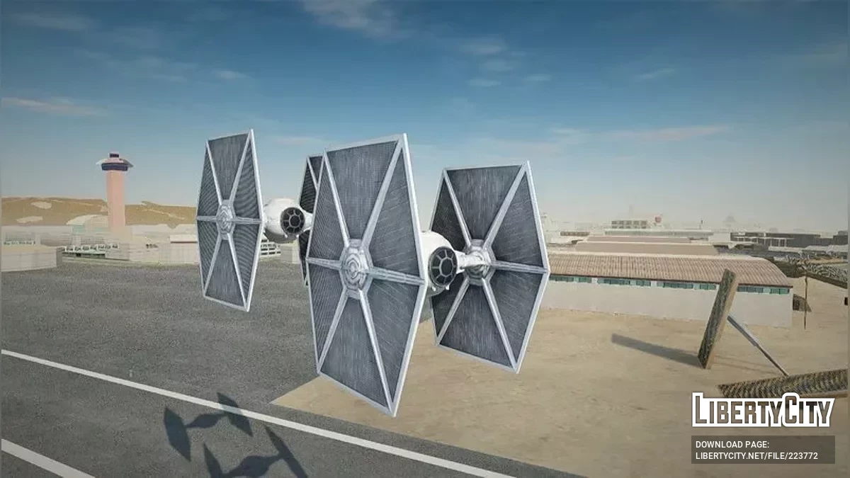 TIE Пилот, TIE Fighter и TIE Interceptor из Star Wars / GTA San Andreas