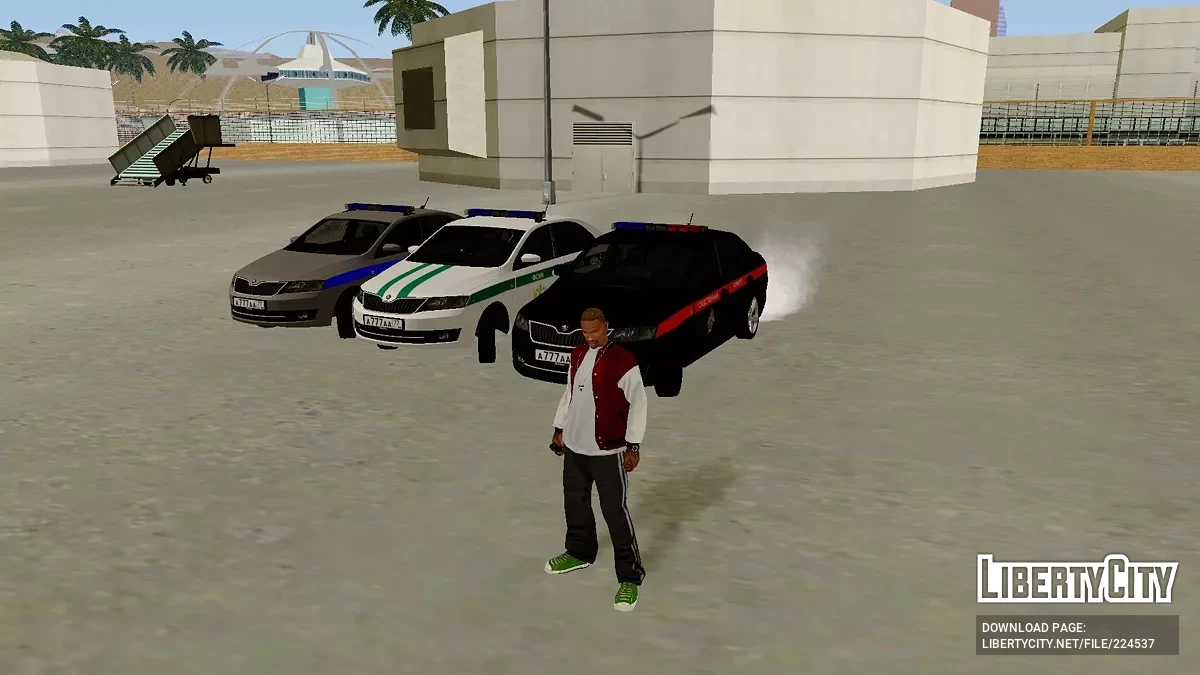 Пак автомобилей Skoda Rapid Российских силовых структур / GTA San Andreas