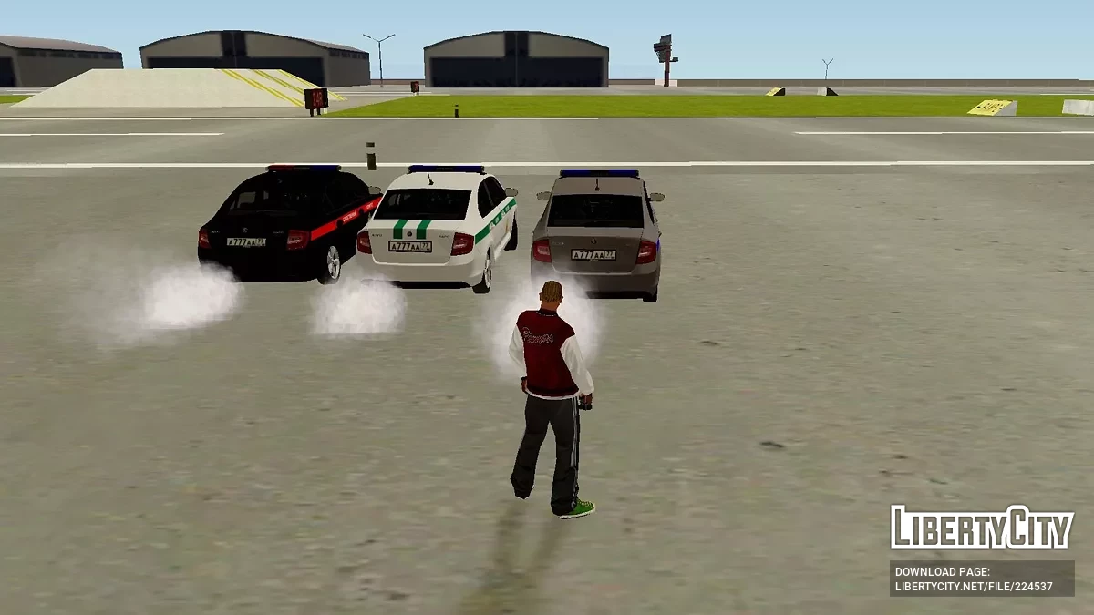 Пак автомобилей Skoda Rapid Российских силовых структур / GTA San Andreas