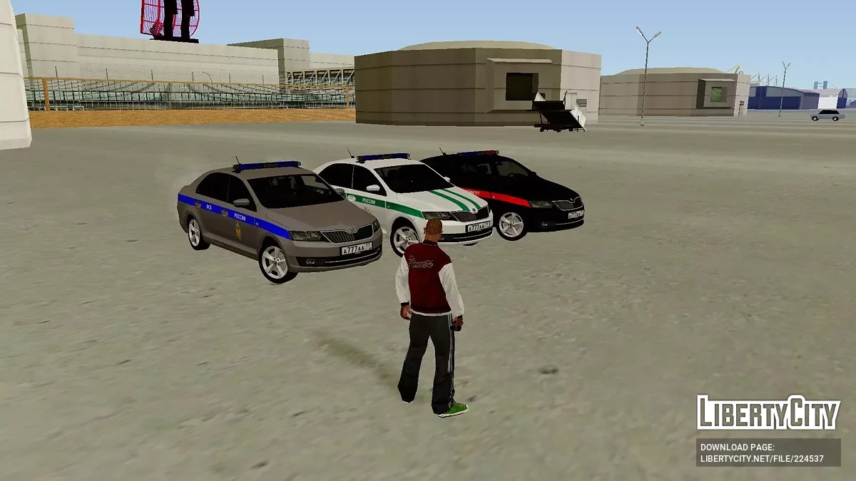 Пак автомобилей Skoda Rapid Российских силовых структур / GTA San Andreas