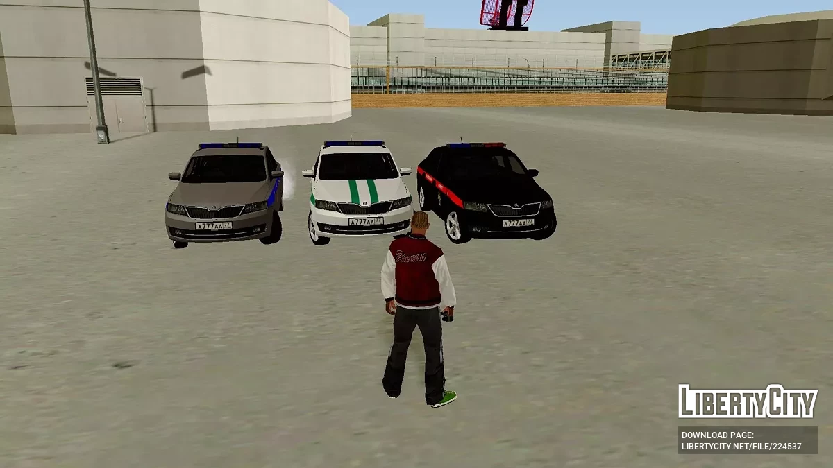 Пак автомобилей Skoda Rapid Российских силовых структур / GTA San Andreas