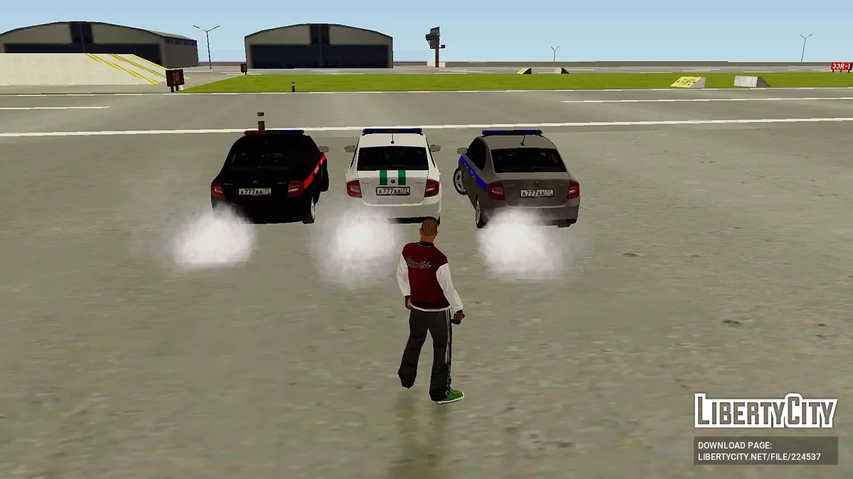 Пак автомобилей Skoda Rapid Российских силовых структур / GTA San Andreas