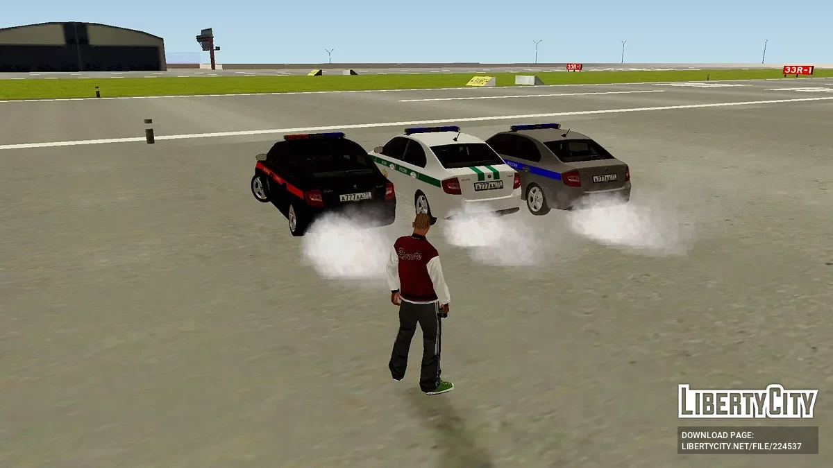 Пак автомобилей Skoda Rapid Российских силовых структур / GTA San Andreas