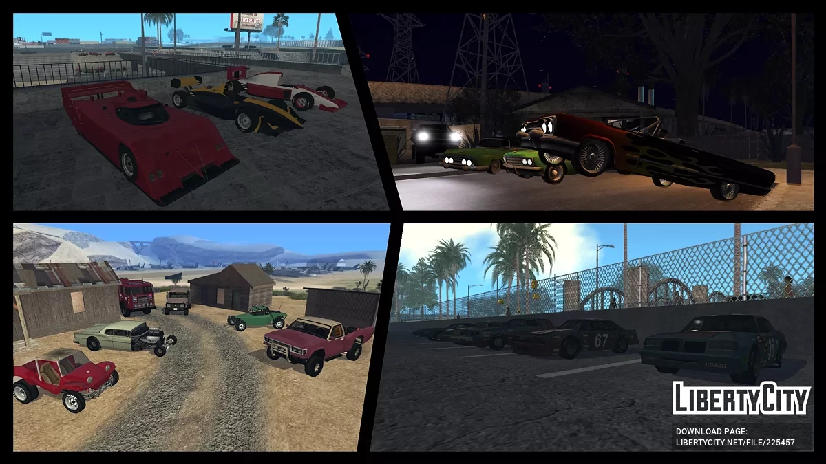 Extended Vanilla Vehicles Pack: Reboot / GTA San Andreas