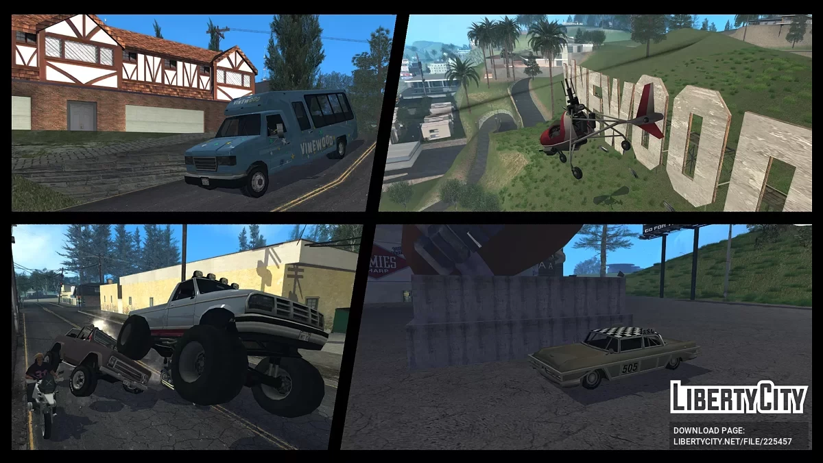 Extended Vanilla Vehicles Pack: Reboot / GTA San Andreas