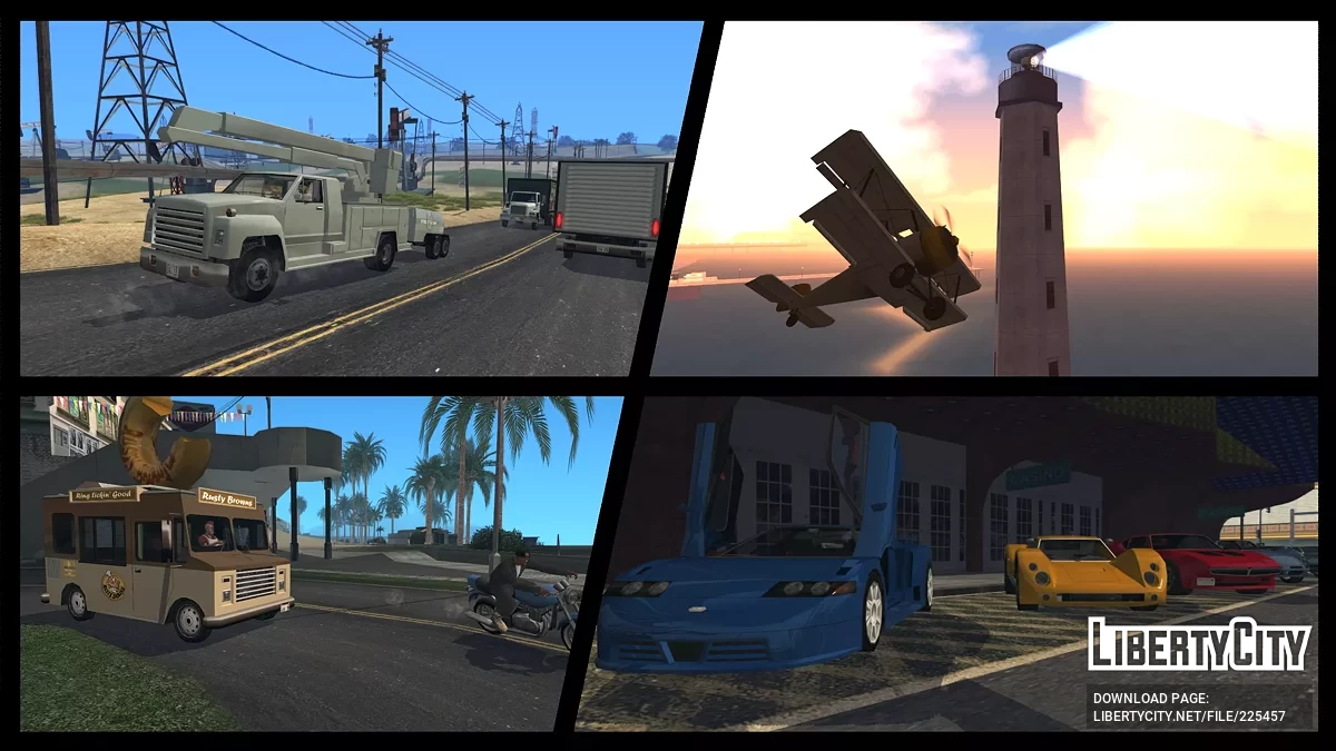 Extended Vanilla Vehicles Pack: Reboot / GTA San Andreas