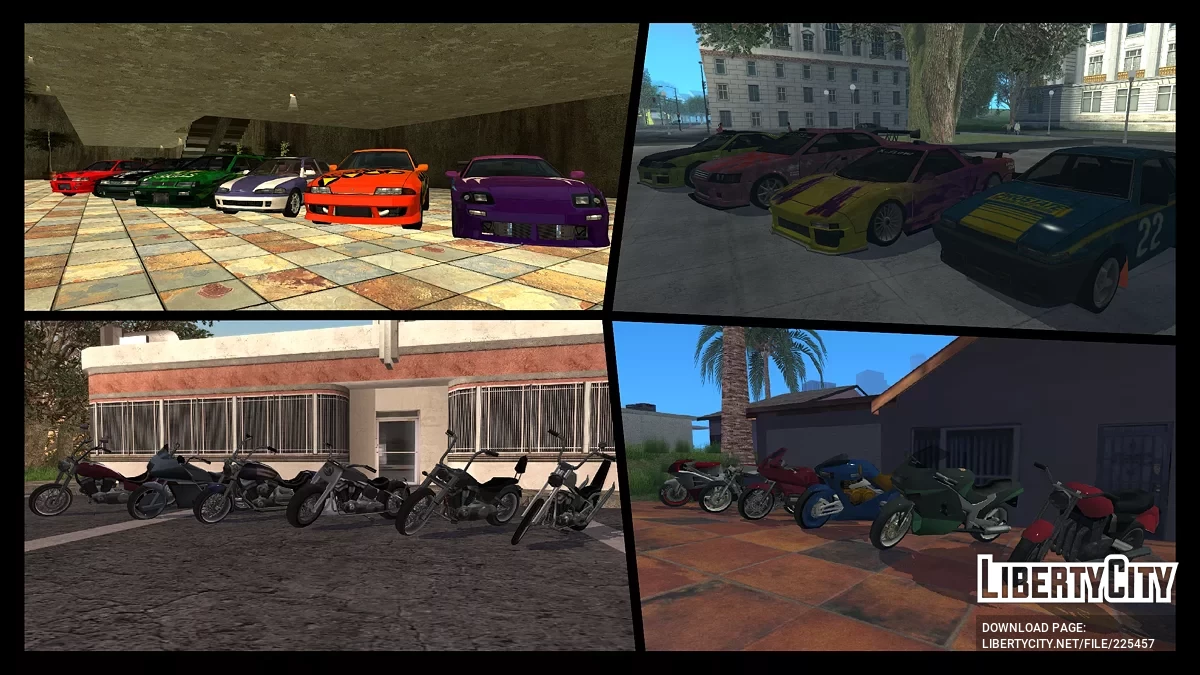 Extended Vanilla Vehicles Pack: Reboot / GTA San Andreas
