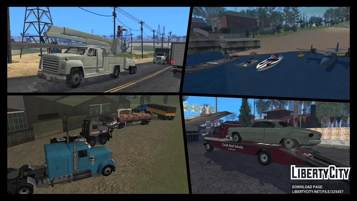 Extended Vanilla Vehicles Pack: Reboot / GTA San Andreas